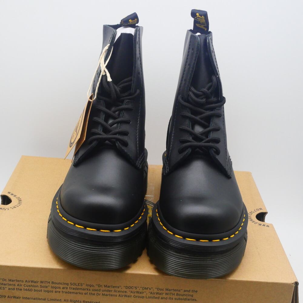 NEW Dr. Martens Women's 6 Audrick Nappa Lux Leather Platform Ankle Boots Docs - Picture 6 of 7